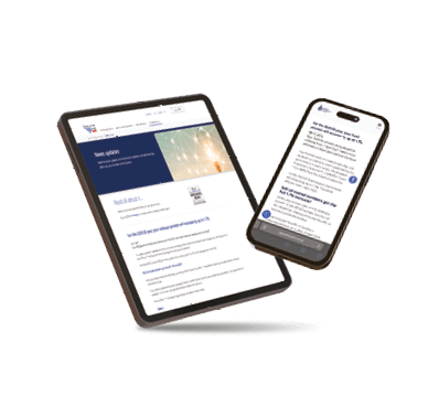 Frameless Smartphone Screen and Digital Tablet on white Background