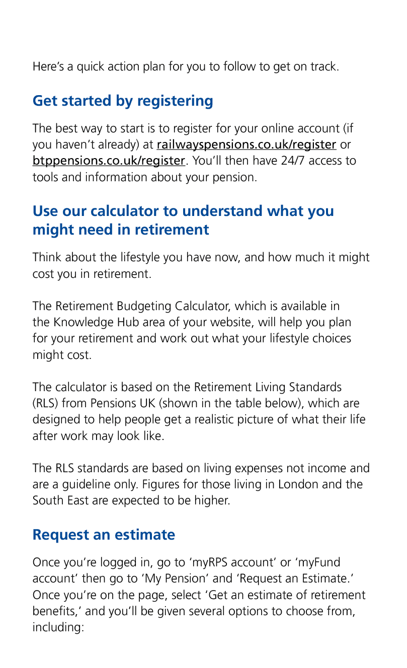 Here’s a quick action plan for you to follow to get on track. Get started by registering The best way to start is to ...
