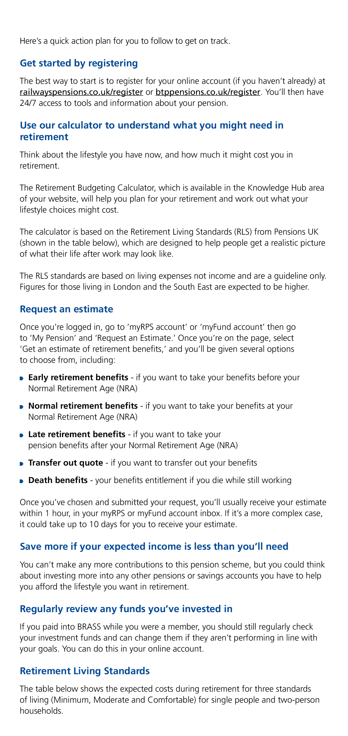 Here’s a quick action plan for you to follow to get on track. Get started by registering The best way to start is to ...