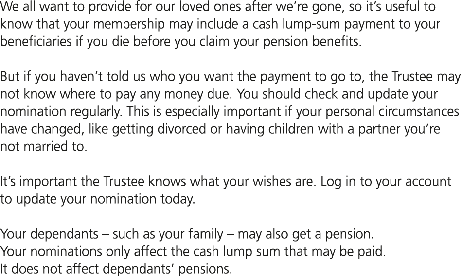 We all want to provide for our loved ones after we’re gone, so it’s useful to know that your membership may include a...