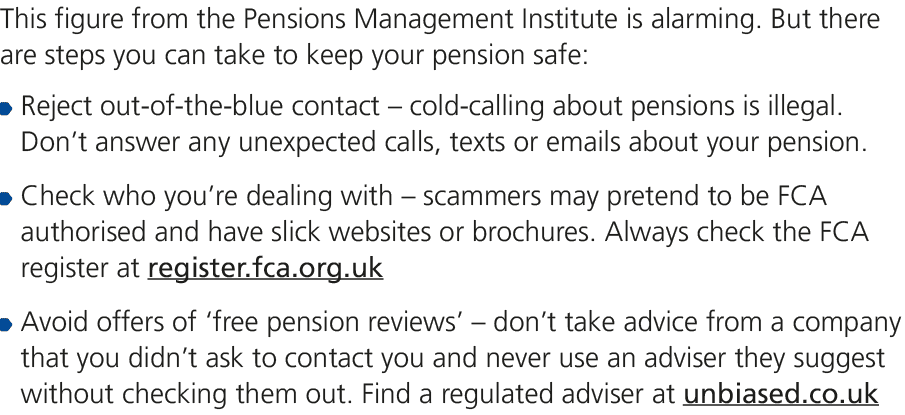 This figure from the Pensions Management Institute is alarming. But there are steps you can take to keep your pension...