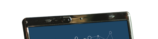 A cell phone with a blue screen. Description generated by AI