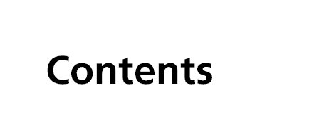 Contents