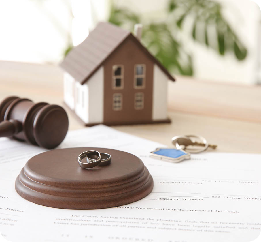 A house and a set of keys are placed on top of a piece of paper. AI generated content