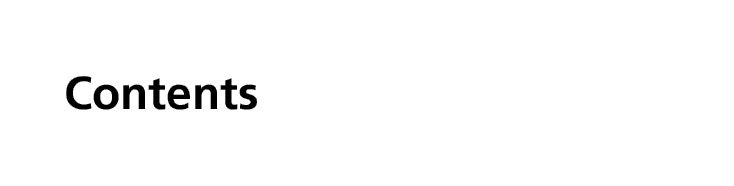 Contents