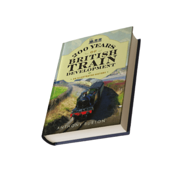 A book titled “200 Years of British Train Development: Illustrations of History" is shown. AI generated content