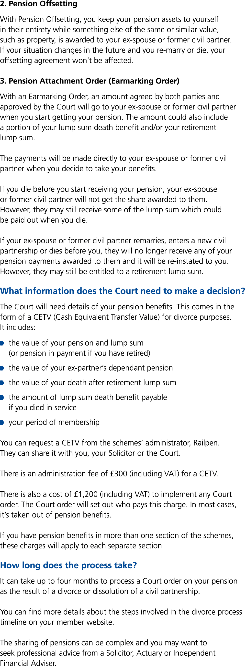 2. Pension Offsetting With Pension Offsetting, you keep your pension assets to yourself in their entirety while somet...
