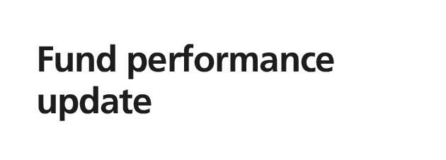 Fund performance update 