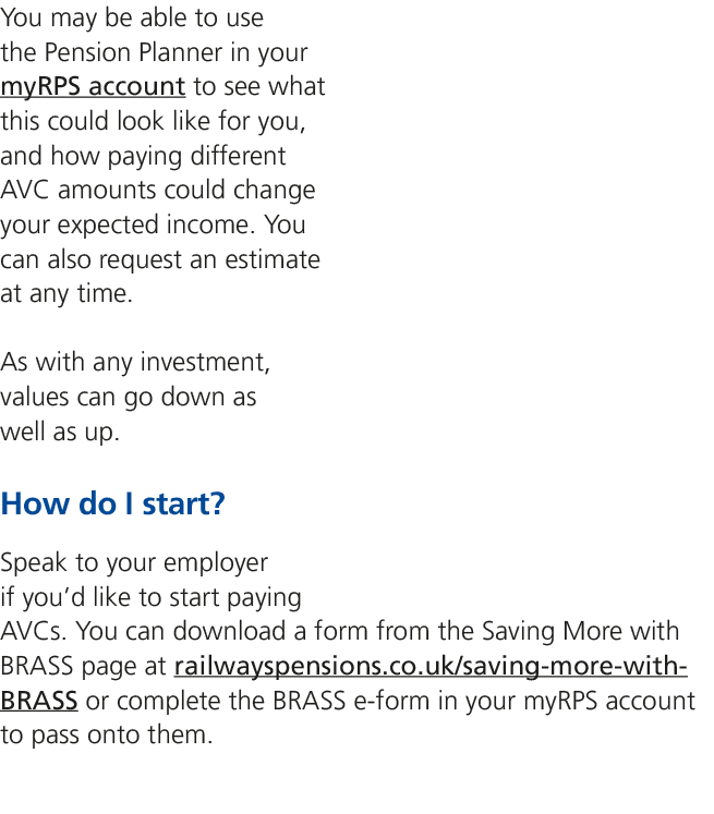 You may be able to use the Pension Planner in your myRPS account to see what this could look like for you, and how pa...
