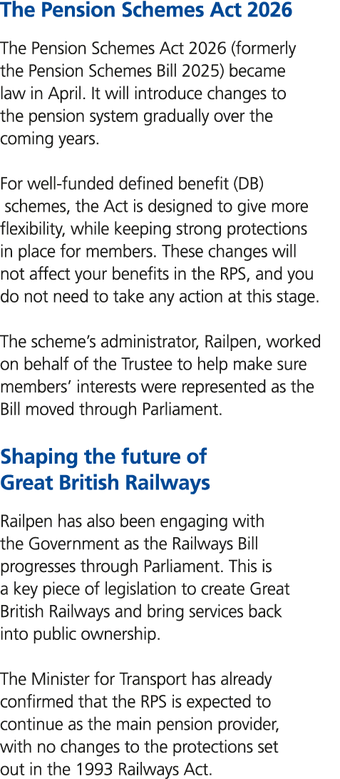 The Pension Schemes Act 2026 The Pension Schemes Act 2026 (formerly the Pension Schemes Bill 2025) became law in Apri...