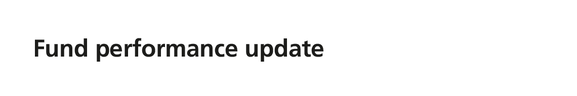Fund performance update