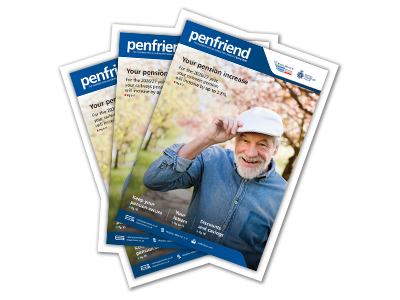 Three copies of the Penfriend newsletter